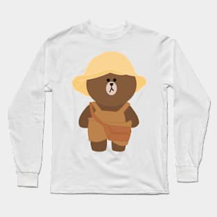 Line Bear Long Sleeve T-Shirt